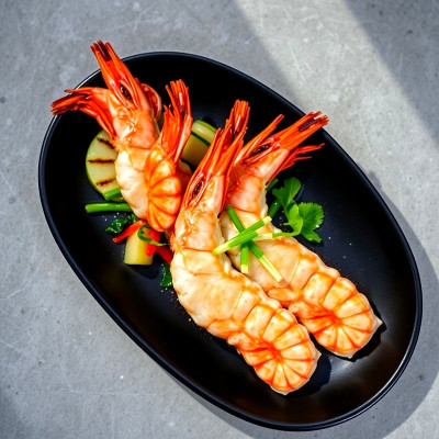 Teppanyaki de langostinos Jumbo