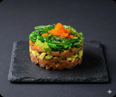 Tartar de salmón