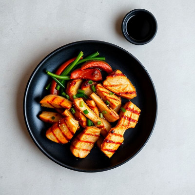 Teppanyaki de pollo