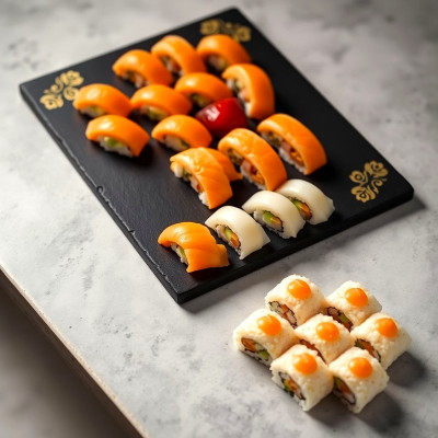 Bandeja nigiri y maki (16 piezas)