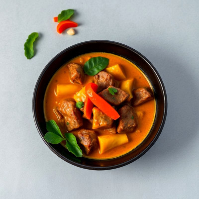 Ternera con verduras curry THAI