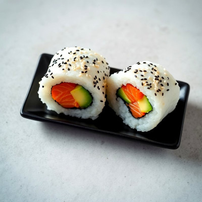 Salmón Roll Rainbow (8 piezas)