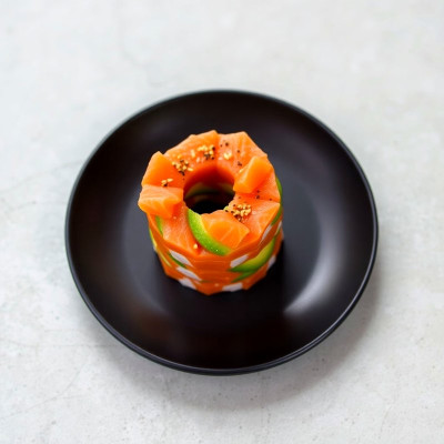 Tartar de salmón con aguacate