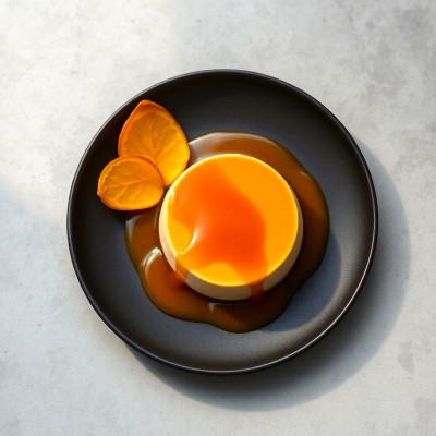 Flan de la casa